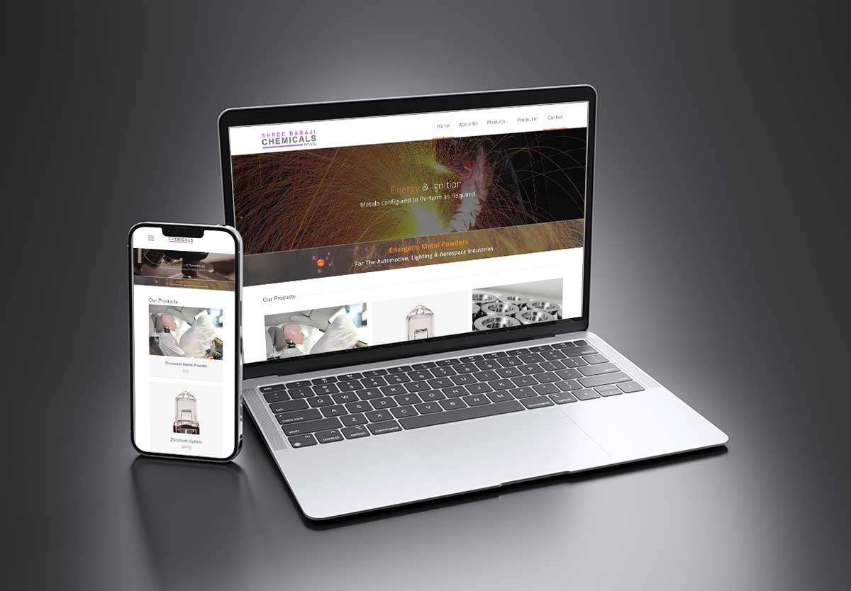 SEO and mobile-friendly website design for Shree Babaji Chemicals – Specialty Chemical Manufacturer, Kolhapur by Agnis Designers.